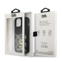 Kryt Karl Lagerfeld KARLIMALS Cardslot iPhone 13 Pro Max - černý
