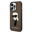 Kryt Karl Lagerfeld IKONIK pro iPhone 14 Pro black/black
