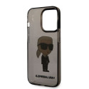 Kryt Karl Lagerfeld IKONIK pro iPhone 14 Pro black/black