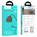 HOCO CW35 Bezdrátová magnetická (MagSafe) USB-C nabíječka se stojánkem, 15W, černá