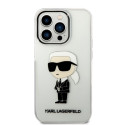 Kryt Karl Lagerfeld IKONIK iPhone 14 Pro transparent
