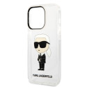 Kryt Karl Lagerfeld IKONIK iPhone 14 Pro transparent