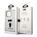 Kryt Karl Lagerfeld IKONIK iPhone 14 Pro transparent