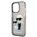 Kryt Karl Lagerfeld Karl&Choupette iPhone 14 Pro černý