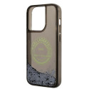 Kryt Karl Lagerfeld LIQUID GLITTER RSG pro iPhone 14 Pro - black