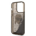 Kryt Karl Lagerfeld Glitter Karl Head pro iPhone 14 Pro