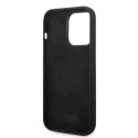 Kryt Karl Lagerfeld IKONIK Silicone iPhone 14 Pro černý