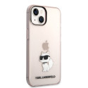 Kryt Karl Lagerfeld CHOUPETTE iPhone 14 Plus růžová