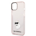 Kryt Karl Lagerfeld CHOUPETTE iPhone 14 Plus růžová