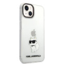 Kryt Karl Lagerfeld CHOUPETTE iPhone 14 Plus - transparent