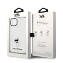 Kryt Karl Lagerfeld CHOUPETTE iPhone 14 Plus - transparent