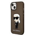 Kryt Karl Lagerfeld IKONIK Karl pro iPhone 14 Plus - černý