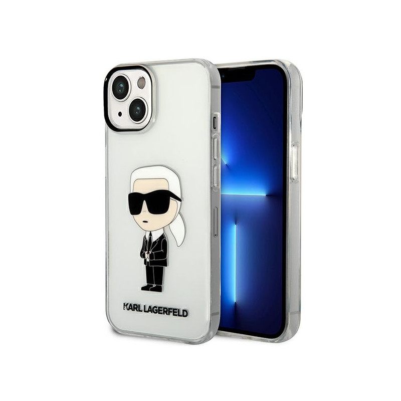 Kryt Karl Lagerfeld IKONIK pro iPhone 14 Plus - transparent