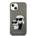 Kryt Karl Lagerfeld KARL&Choupette pro iPhone 14 Plus černý