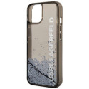 Kryt Karl Lagerfeld LIQUID GLITTER ELONG pro iPhone 14 Plus - černý