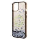 Kryt Karl Lagerfeld LIQUID GLITTER RSG pro iPhone 14 Plus - černý