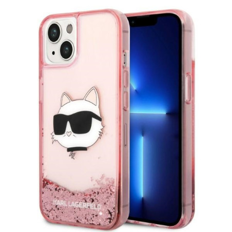 Kryt Karl Lagerfeld Glitter Choupette Head iPhone 14 Plus
