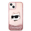Kryt Karl Lagerfeld Glitter Choupette Head iPhone 14 Plus