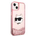 Kryt Karl Lagerfeld Glitter Choupette Head iPhone 14 Plus