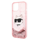 Kryt Karl Lagerfeld Glitter Choupette Head iPhone 14 Plus