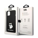 Kryt Karl Lagerfeld CHOUPETTE Silicone Ikonik iPhone 14 Plus černý