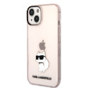 Kryt Karl Lagerfeld CHOUPETTE pro iPhone 14 - růžová
