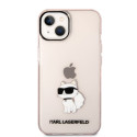 Kryt Karl Lagerfeld CHOUPETTE pro iPhone 14 - růžová