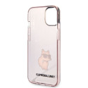 Kryt Karl Lagerfeld CHOUPETTE pro iPhone 14 - růžová