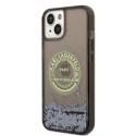 Kryt Karl Lagerfeld LIQUID GLITTER RSG iPhone 14 black
