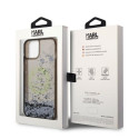 Kryt Karl Lagerfeld LIQUID GLITTER RSG iPhone 14 black