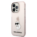 Karl Lagerfeld CHOUPETTE kryt pro iPhone 14 Pro Max - růžový