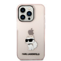Karl Lagerfeld CHOUPETTE kryt pro iPhone 14 Pro Max - růžový