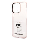 Karl Lagerfeld CHOUPETTE kryt pro iPhone 14 Pro Max - růžový
