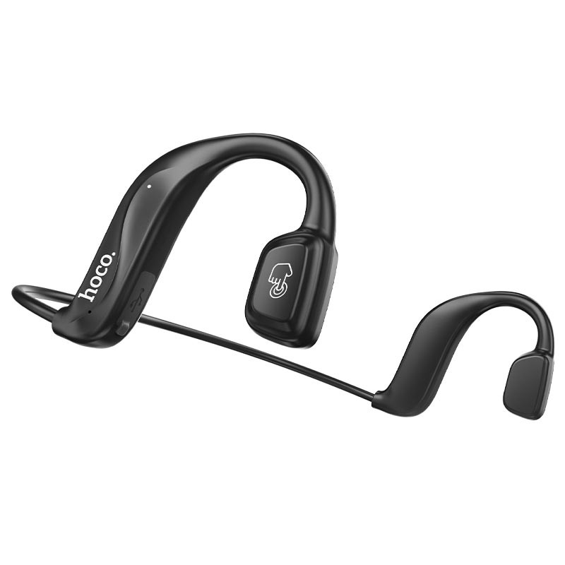 HOCO ES50 Rima Bezdrátová sluchátka na lícní kosti (Bone Conduction), černá