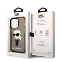 Kryt Karl Lagerfeld IKONIK Karl iPhone 14 Pro Max black