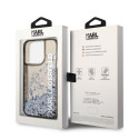 Kryt Karl Lagerfeld LIQUID GLITTER ELONG pro iPhone 14 Pro Max - čern