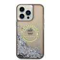 Kryt Karl Lagerfeld LIQUID GLITTER RSG iPhone 14 Pro Max - černý