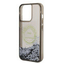 Kryt Karl Lagerfeld LIQUID GLITTER RSG iPhone 14 Pro Max - černý