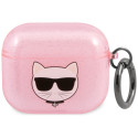 Ochranné pouzdro Karl Lagerfeld pro Apple AirPods 3 – růžová