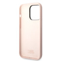 Kryt Karl Lagerfeld SILICONE CHOUPETTE iPhone 14 Pro Max pink