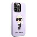 Kryt Karl Lagerfeld KLHCP14XSNIKBCU pro iPhone 14 Pro Max - fialová