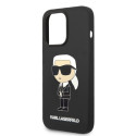 Kryt Karl Lagerfeld IKONIK MagSafe pro iPhone 14 Pro – černý