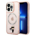 Kryt Karl Lagerfeld ICONIC Karl&Choupette MagSafe pro iPhone 14 Pro Ma