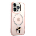 Kryt Karl Lagerfeld ICONIC Karl&Choupette MagSafe pro iPhone 14 Pro Ma
