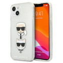 Ochranný kryt Karl Lagerfeld pro Apple iPhone 13 mini – stříbrná