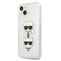 Ochranný kryt Karl Lagerfeld pro Apple iPhone 13 mini – stříbrná