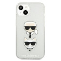 Ochranný kryt Karl Lagerfeld pro Apple iPhone 13 mini – stříbrná