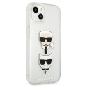 Ochranný kryt Karl Lagerfeld pro Apple iPhone 13 mini – stříbrná