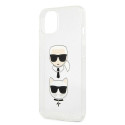 Ochranný kryt Karl Lagerfeld pro Apple iPhone 13 mini – stříbrná