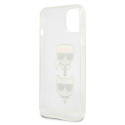 Ochranný kryt Karl Lagerfeld pro Apple iPhone 13 mini – stříbrná